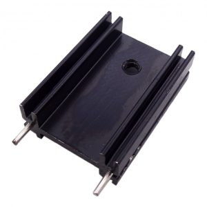 هیت سینک آلومینیومی مشکی to 220 سایز 25x18x8mm ارکید استور