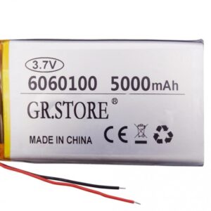 باتری لیتیوم پلیمر 37v ظرفیت 5000mah مارک grstore کد 6060100 ارکید استور