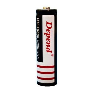 باتری لیتیوم 18650 شارژی 3.7 ولت 8800 میلی آمپر نوک دار Depend