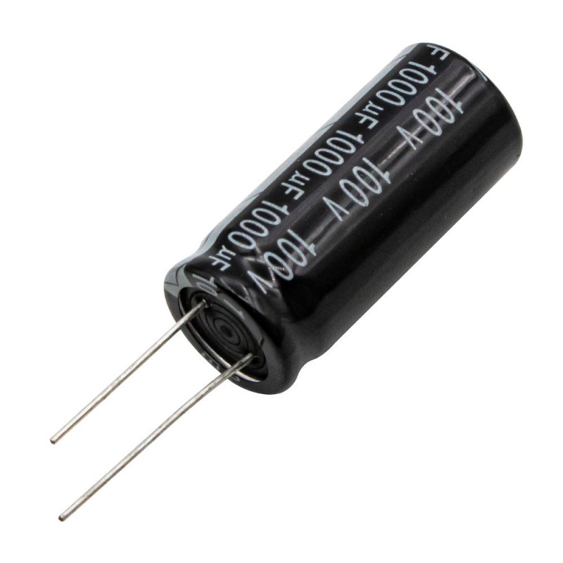 خازن الکترولیتی 1000uF / 100V تایوانی مارک TAICON با طول عمر بالا