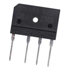 پل دیود 25a 600v تخت شانه ای gbj2506 تایوانی min ارکید استور