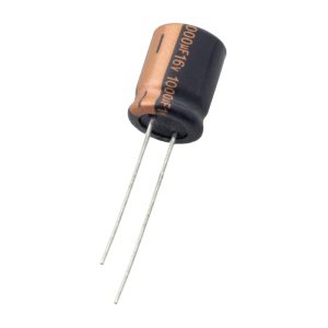 خازن الکترولیتی 1000uf 16v سری rxk مارک lelon ارکید استور