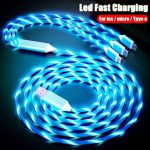 3 in 1 LED Flowing Light Up Charger Charging Cable USB Cord for Android Samsung iPhone Blue 5c8257ba f9a7 4b67 b1e0 bcfc0c7de257.107a9d617593382d51e480e186f723ca min ارکید استور