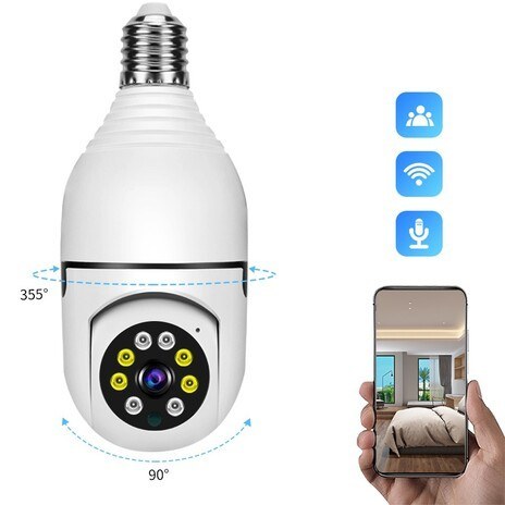 دوربین مداربسته لامپی برند CALUS مدل E27 PRO - Image 2