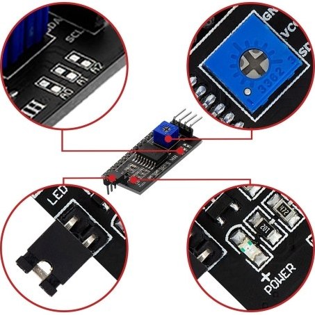 ماژول درایور LCD کاراکتری 1602 دارای ارتباط I2C - Image 7