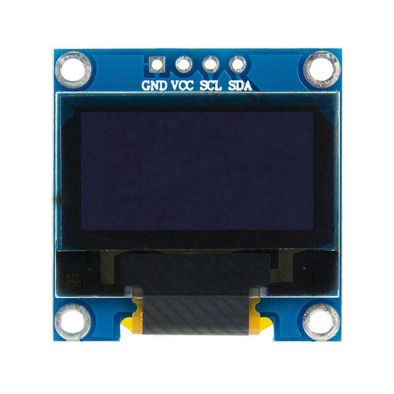 ماژول 0.96 اینچ LCD با رابط I2C آبی
