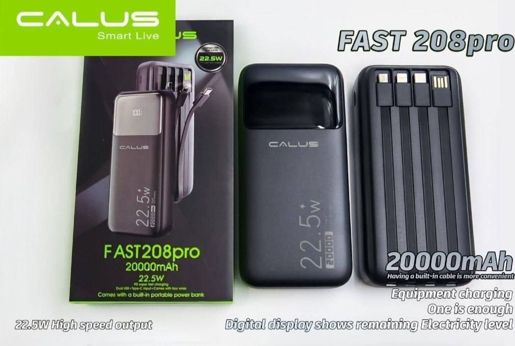 پاوربانک CALUS مدل FAST208Pro ظرفیت 20000 میلی آمپر