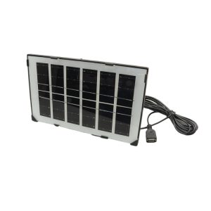 پنل خورشیدی 6v 3w دارای کابل usb مادگی و هولدر ارکید استور