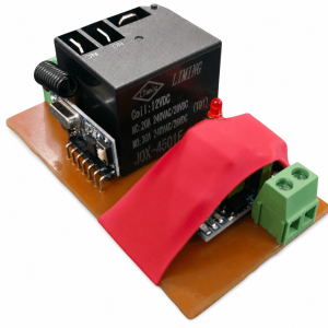 فرستنده گیرنده تک کاناله صنعتی 30 آمپر 433MHz با ریموت کد لرن 1 ارکید استور